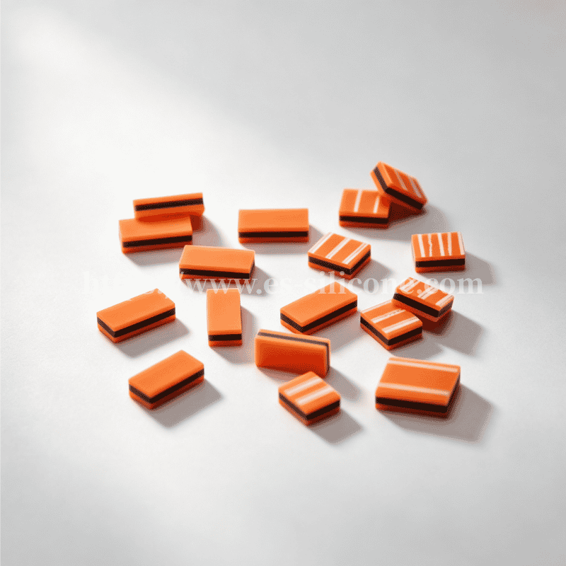 YS-type – oransje ledende sebrastrimmel av silikon