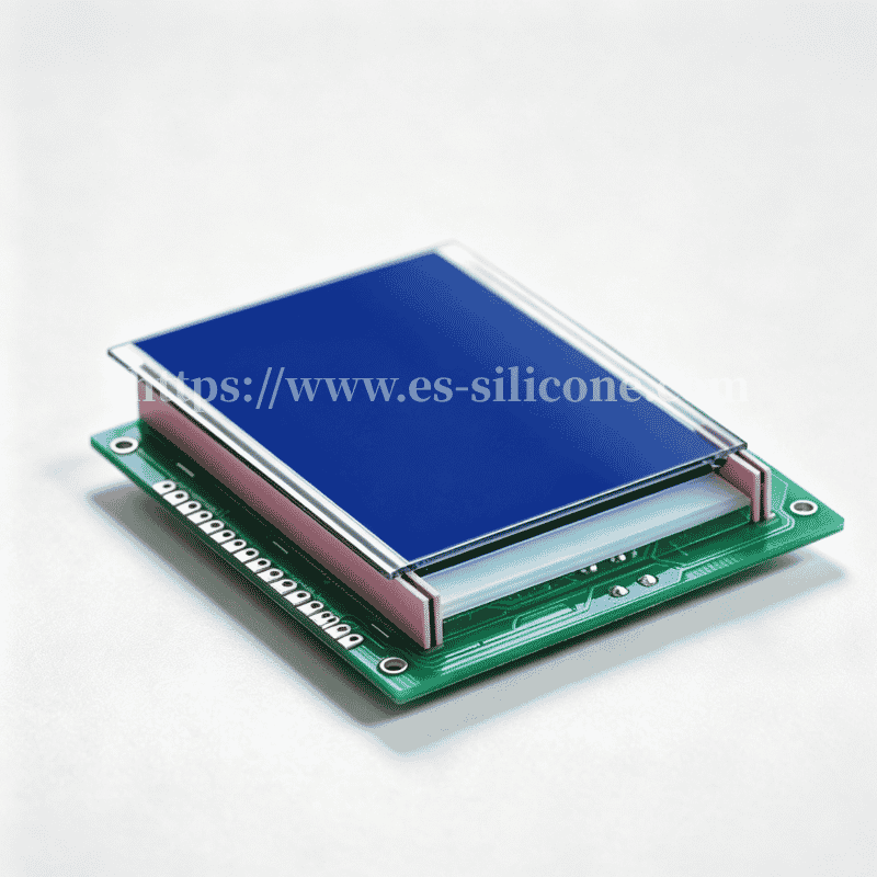 Zebra Strip LCD-signalledning — Multi-Layer Conductive Silicone Interconnect