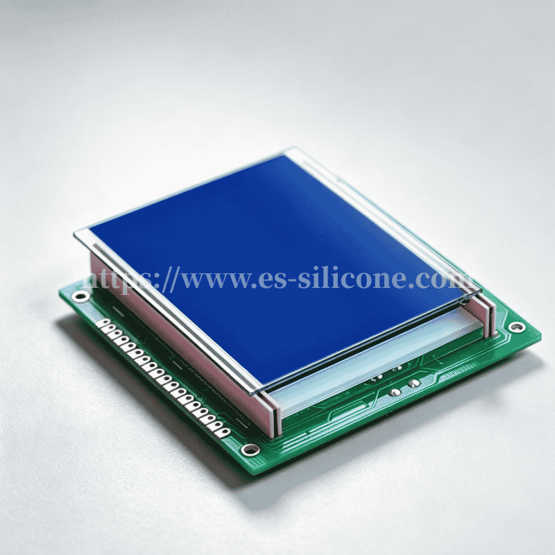 Zebra Strip LCD-signalledning — Multi-Layer Conductive Silicone Interconnect