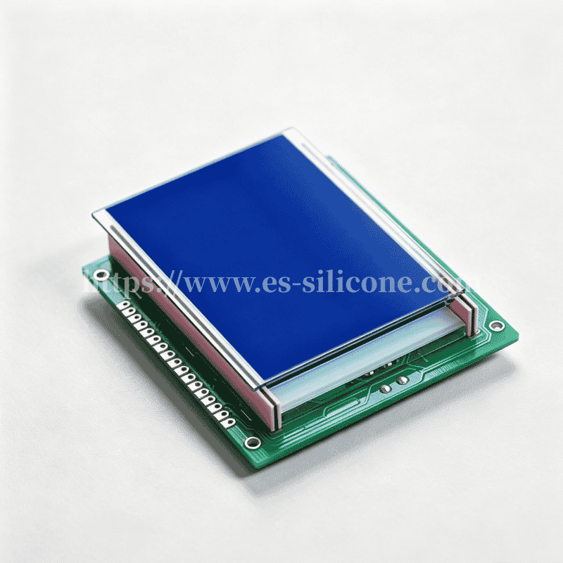 Zebra Strip LCD-signalledning — Multi-Layer Conductive Silicone Interconnect