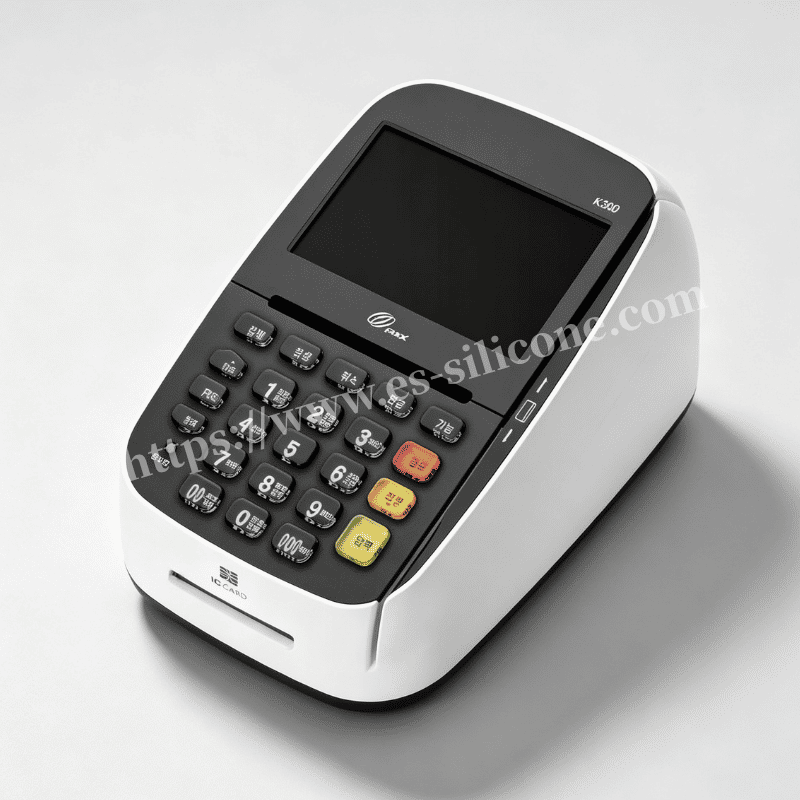 Spesialdesignet krystall silikontastatur for K300 POS og finansielle terminaler
